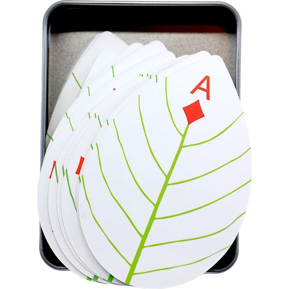 Huckleberry Leaf Playing Card & Kikkerland Tin - Picture 7 of 8